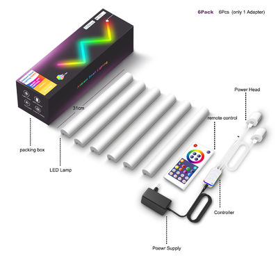 Giá tốt. Đèn tường LED đa màu 24W WIFI ODM 310 * 30 * 27MM Đèn tường thông minh trực tuyến