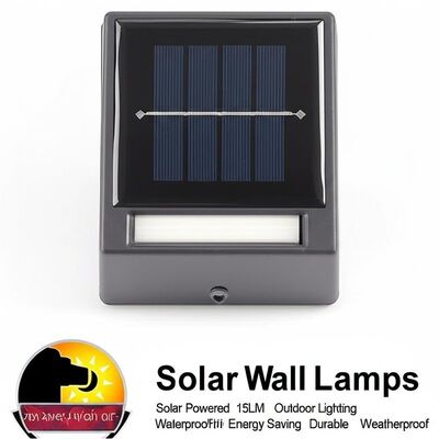 Giá tốt. Toggle Switch ON OFF Solar Wall Lamps Solar Powered 15LM Outdoor Lighting Waterproof Energy Saving Durable Weatherproof trực tuyến