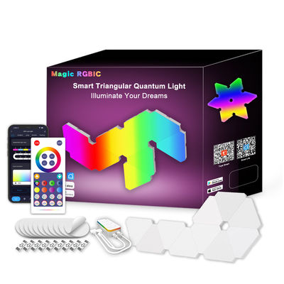 Giá tốt. Đèn tường RoHS RGB 5V 10W Đèn tường tam giác LED Kiểm soát màu sắc thông minh trực tuyến