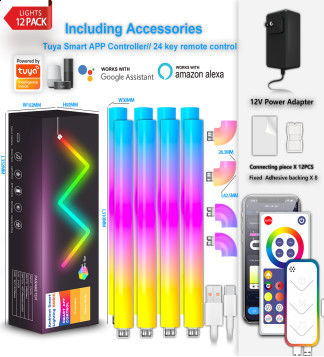 Giá tốt. Đèn tường RGB 24W không dây RGB đèn tường LED Chứng chỉ RoHS trực tuyến