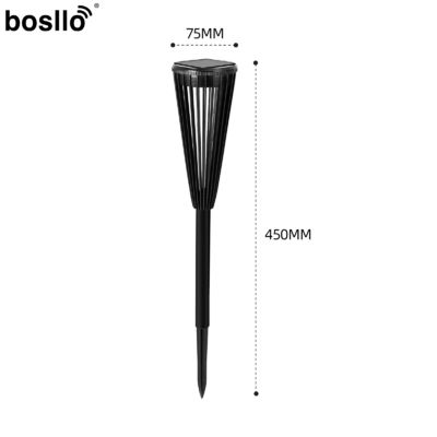 Ánh sáng trắng 6000K năng lượng mặt trời Đèn vườn chống nước 6-8 giờ thời gian sạc