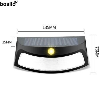Giá tốt. Đèn tường mặt trời Silicon đơn tinh thể 2V 200MA 0.4W Đồng Đen IP65 chống nước trực tuyến