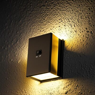 Giá tốt. Motion Sensor Solar Wall Sconces Featuring Toggle Switch ON OFF Energy Lighting Fixtures for Outdoor Wall Installation trực tuyến