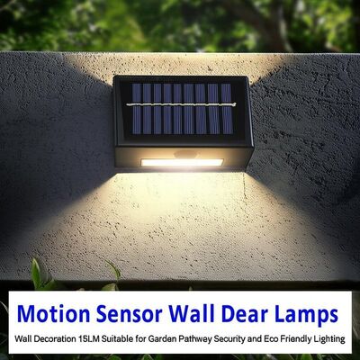 Giá tốt. Motion Sensor Solar Wall Lamps Outdoor Wall Decoration 15LM Suitable for Garden Pathway Security and Eco Friendly Lighting trực tuyến